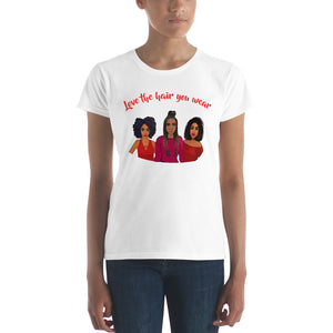 'Love The Hair You Wear' Slim Fit T-Shirt
