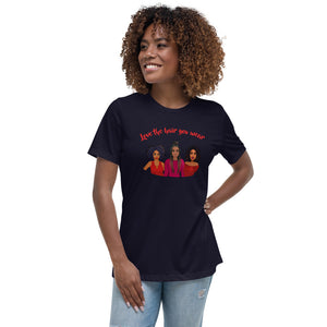 'Love The Hair You Wear' Relaxed T-Shirt